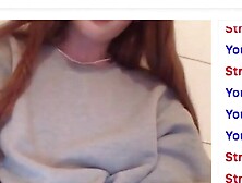 Horny Redhead Teen On Omegle