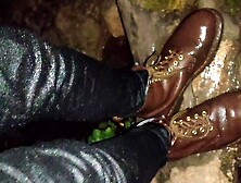 Getting Wet Fully Clothed In The River