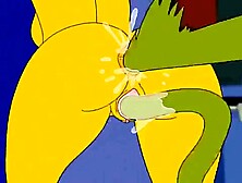 Cartoon Housewife Rammed In Every Hole By Hung Monster