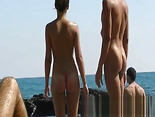 The Pretty Beach Nudist Girl Has Something