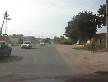 Naked lady in public