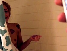 Stepbros Secret Session Hot redhead Holly Hendrix gets caught jerking off and satisfies her stepbros craving