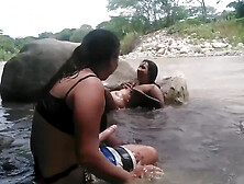 Nos Fuimos Pal Rio Mi Hermanastra Y Yo Y Nos Grabamos Teniendo Sexo