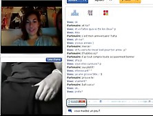 Chatroulette- 2 French Beauties Initiation to be sucked