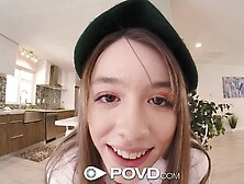 Motivated Girl Scout Tease Fucks For Next Badge