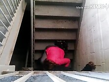 Recording some action downstairs