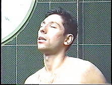 Two Brazilian Guys Enjoy Steamy Shower Ass Fucking