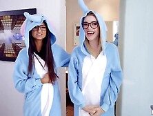 Eliza Ibarra,  Anny Aurora - Onesie Twosie Threesome