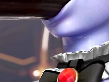 Multiple Cocks Dominate Widowmaker’s Holes in This 3D Parody Creampie Ride