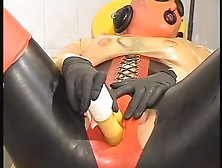 Incredible Homemade Latex,  Fetish Sex Clip