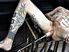 BDSM domina commands sissy what to do with fucking machine