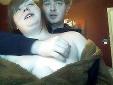 CHUBBY teen 18+ FLASHES TITS ON LIVESTREAM