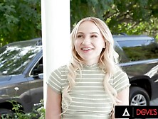 Cute Blond Babysitter Gets Drilled By Her Boss