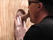 Gay Star Sucks A Stranger's Cock At A Glory Hole