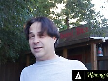 MOM'S HUNK - Stranger Lets mother I'd like to fuck Dee Williams Wildly Ride His Large Rod In Swap For A Ride Home