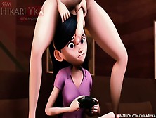 Helen Parr X Violet Sex