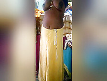 Telugu Bhabhi Changing Saree