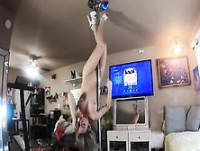 A Homemade Pole Dance For A Fan (I Pole Dance Until You're