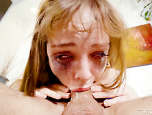 Cute big-eyed girl deepthroat porn