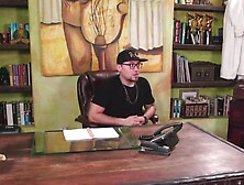 Curvaceous brunette teen goes wild for her new client's dick