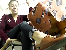 Shoe Humiliation by College Girl