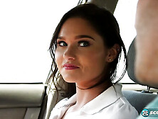 Flat Teen Zoe Bloom Catches A Ride to Pound-City and a Load