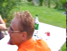 group sex - 5 guys 5 girls (outdoor mature orgy)