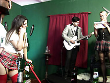 Alexis May Katie Kaliana And Victoria Rush In Dp Group Sex