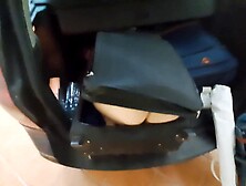 Wife hides in a voyage and gets anal creampie from her spouse's most good ally