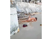 Couple Fuck In Italian Vocation On Public Beach