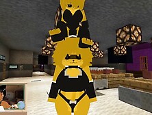 Minecraft Fapcraft: Fazclaire's Nightclub Edition Fucking Type 1 Or Golden Bonfie,  Golden Bonnie,  In Ass And Face Fucking