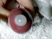 【個人撮影】かわいいおちんちんでオナニーしてゴムつけて射精したらいっぱい出すぎて逆流しちゃった 自撮り 素人 無修正
