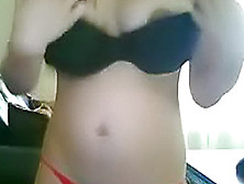 Fat ass and natural tits girl solo