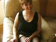 Mature Woman In Black Stockings