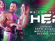 Wicked - Hot Threesome With Blonde & Brunette In Alternate Reality