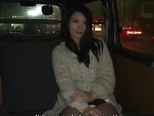 Ako Nishino Masturbates And Sucks A Dick In The Car