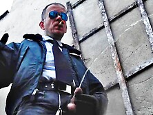 Leather Cop 18