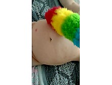 duster cleaning the dust from my curvy wife