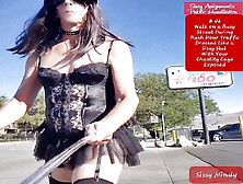 Sissy Slut Humiliation Walk In Rush Hour Traffic