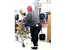 Hugest Swole Nut ass ever caught inside Walmart