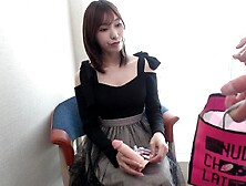 200GANA-3250 【ホワイトデー前×美人アパレル店員】春一番に舞う白上着のゆったり系美女を渋谷でナンパ!