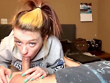 babyybutt's bubble blow job Lots of spit bubbles with mouthpie see until the end.