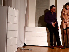 Submissive Training - Dominant Teaches Prostitute How To Behave - Satin Bloom