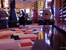 Staged buttcrack public