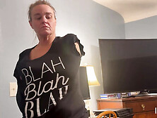 Sweet Marie Homemade MILF Blowjob - Cum Swallowing Mom Doesn't Stop Sucking