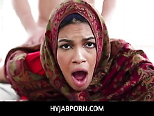Giant butt Arab Stepsister In Hijab Gets Prepared For Arranged Marriage- Maya Farrell