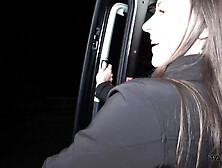 Mea Melone found horny dude on the street and let him fuck her ass hard in van