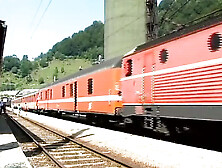 2 kinky German sluts and 2 hard dicks in outdoor action