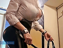 Deaf submissive girl experiences female domination and whipping in the USA