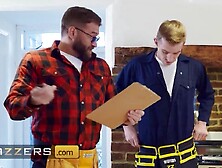 BRAZZERS - Lascivious Maya Rose’s Unexpected Oozes Get Stuffed By Xander Corvus' & Danny D's Large Plumber Tools